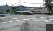 Cellular concrete house wall pour